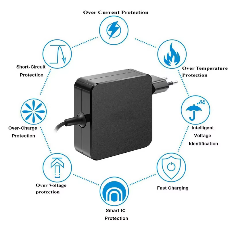 Cargador Universal USB-C 65W PD para MacBook, HP, Lenovo y Dell - imagen 2