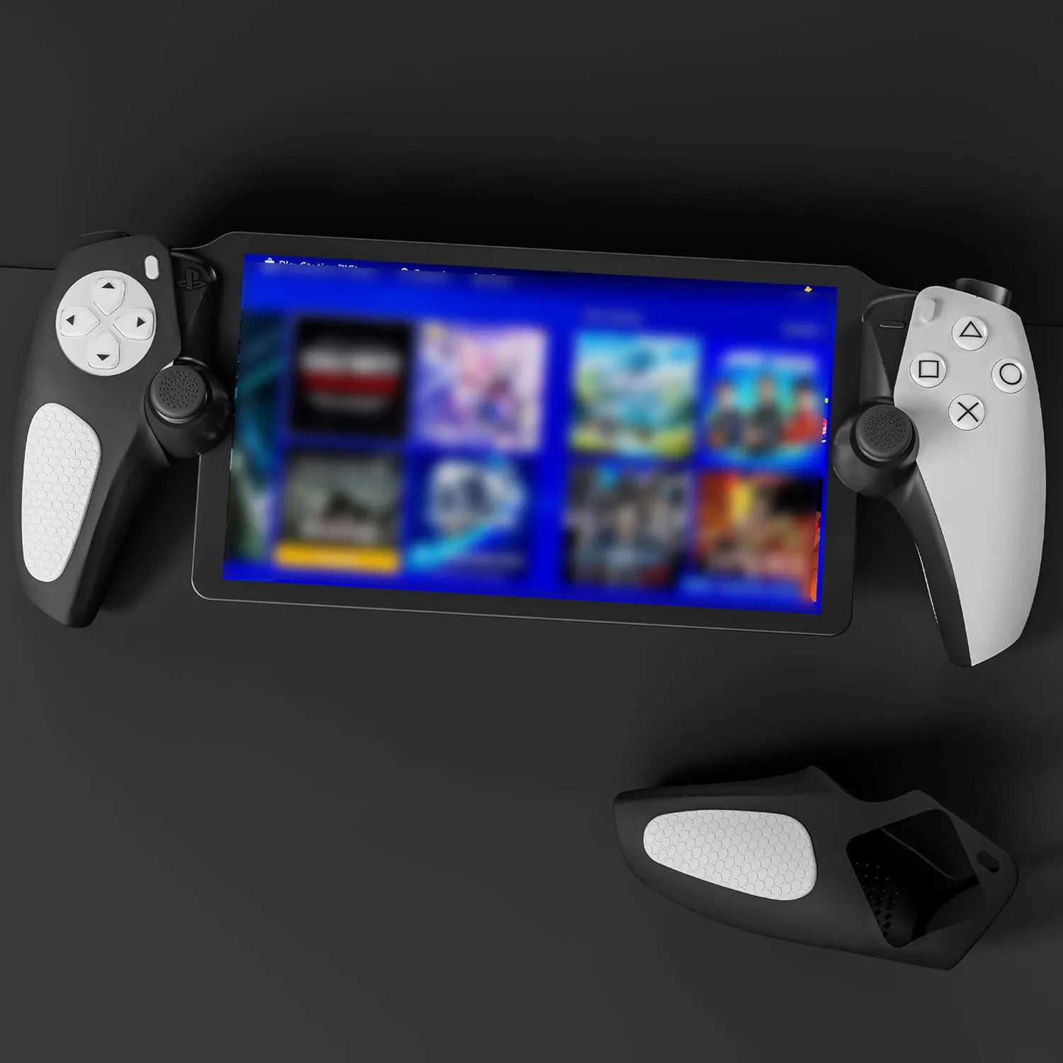 Funda protectora de silicona antideslizante para PlayStation Portal, cubierta de piel de protección suave para PS5, accesorios de carcasa dividida - imagen 3