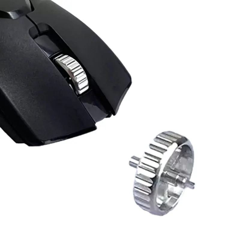 Piezas de reparación de repuesto de rueda de desplazamiento de Metal personalizadas resistentes al óxido para ratón de juegos RGB inalámbrico de modo Dual Viper Ultimate - imagen 2