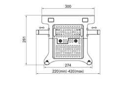 NB F160 Soporte Universal Portátil y Monitor Ajustable Ergonómico
