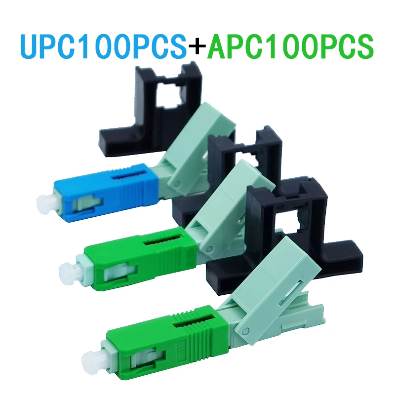 Conector rápido de fibra óptica FTTH SC UPC, conector rápido de fibra óptica SC FTTH integrado de alta calidad SC APC - imagen 3