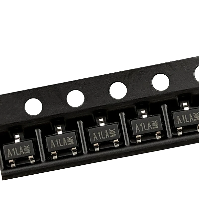 (100 piezas) AO3401 A1LA SOT-23 SMD tubo de efecto de campo de potencia de gran corriente Transistor canal P MOS-FET 3401