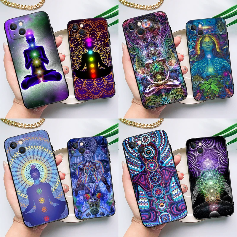 Mandala Chakra Insist Yoga funda para Huawei Nova Y91 Y61 Y60 Y70 Y72 Y73 Y90 12i 11i 3i 7i 8i 9 10 SE P20 P40 P30 Lite