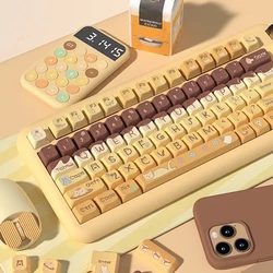 Teclas MX PBT MDA - Set completo Amarillo Pudín con Gato - Sublimación