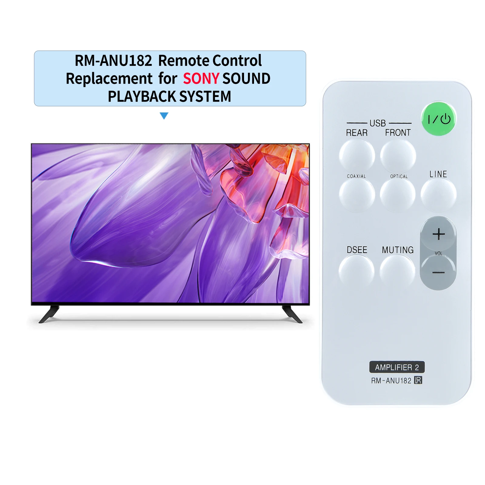 Nuevo RM-ANU182 Control remoto para amplificador Sony 2 sistema de Audio UDA-1 HD - imagen 2