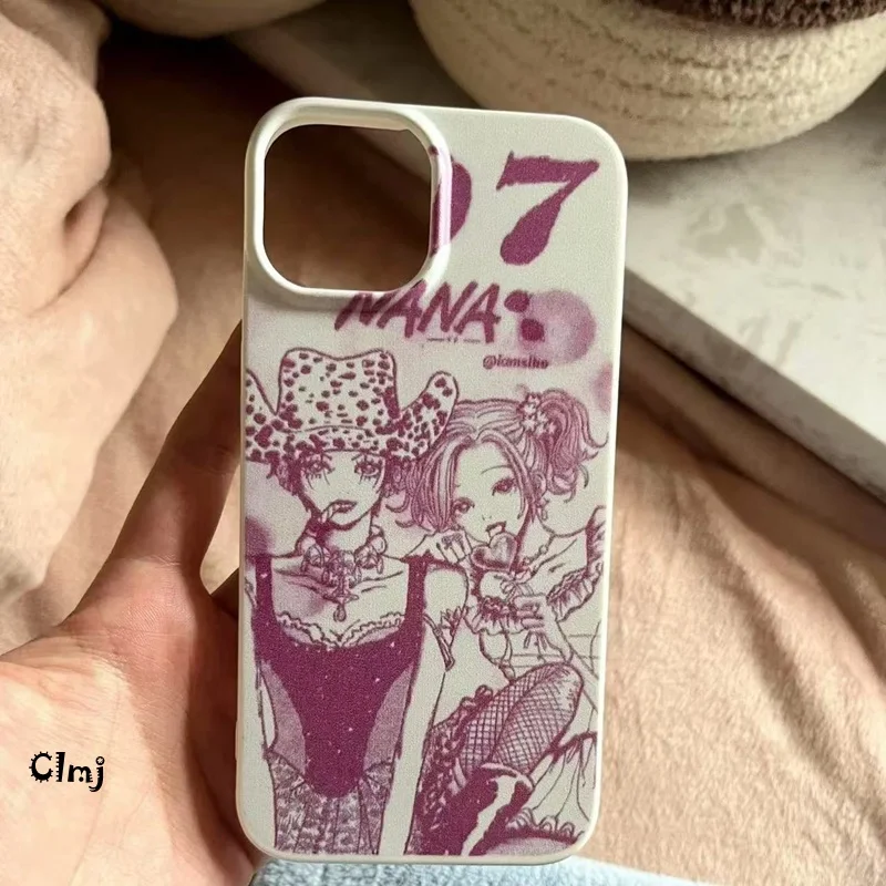 Clmj Cool Anime Girl funda de teléfono para iPhone 16 15 14 13 12 11 Pro Max X XS XR XSMax 7 8 Plus película brillante cubierta dura de PC - imagen 3