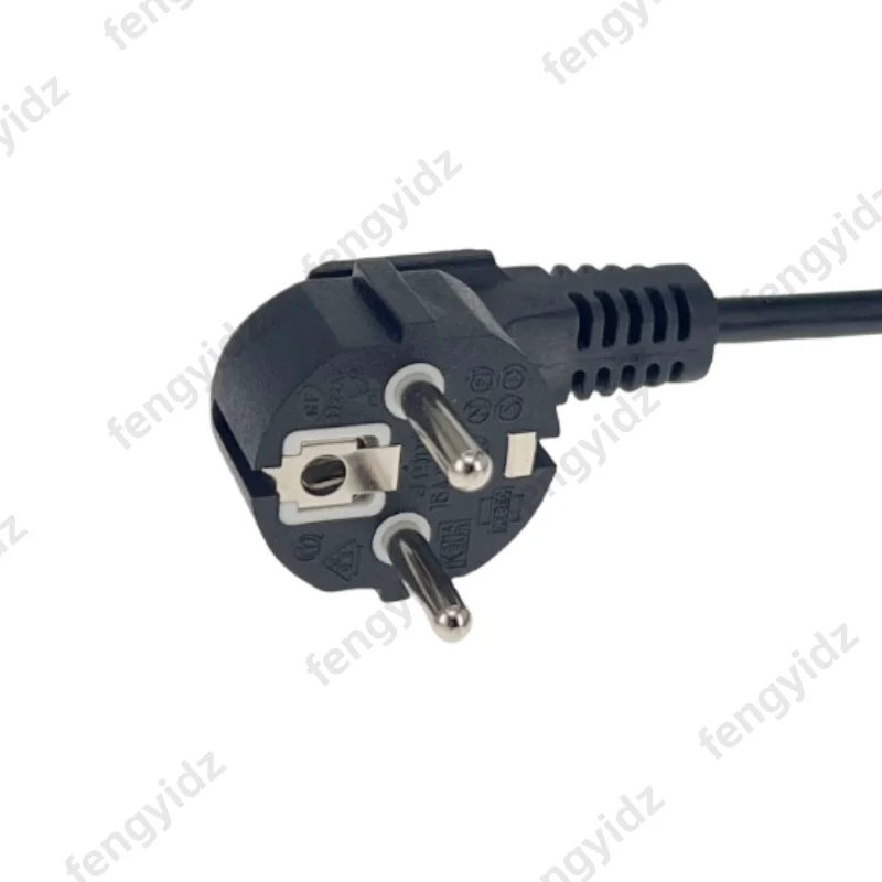 Cable de extensión de alimentación europeo de la UE, Cable de extensión de alimentación macho a hembra de Alemania para PC, ordenador, PDU, UPS, 0,3 M, 0,5 M - imagen 4