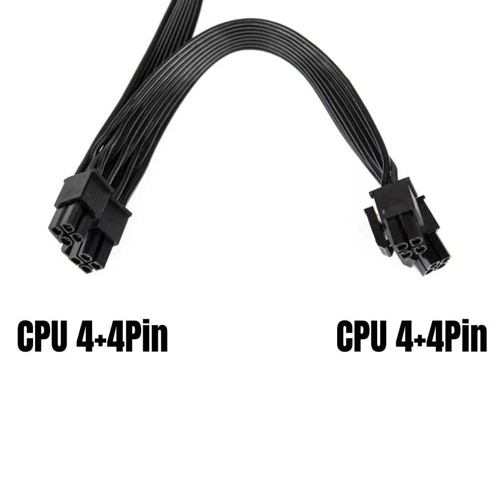PSU 8 pines a doble 4 + 4 pines EPS12V/ATX12V Cable de alimentación de CPU Dual para Corsair HX1200i, HX1000i, HX850i, HX750i HX-i Type3 alimentación Modular - imagen 5