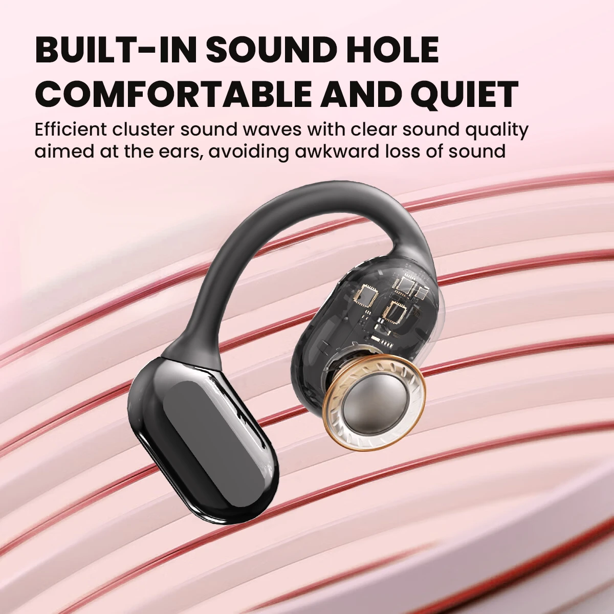 MINISO-auriculares inalámbricos X39, cascos con Bluetooth 5,4, impermeables IPX5, con micrófono y sonido HIFI - imagen 4