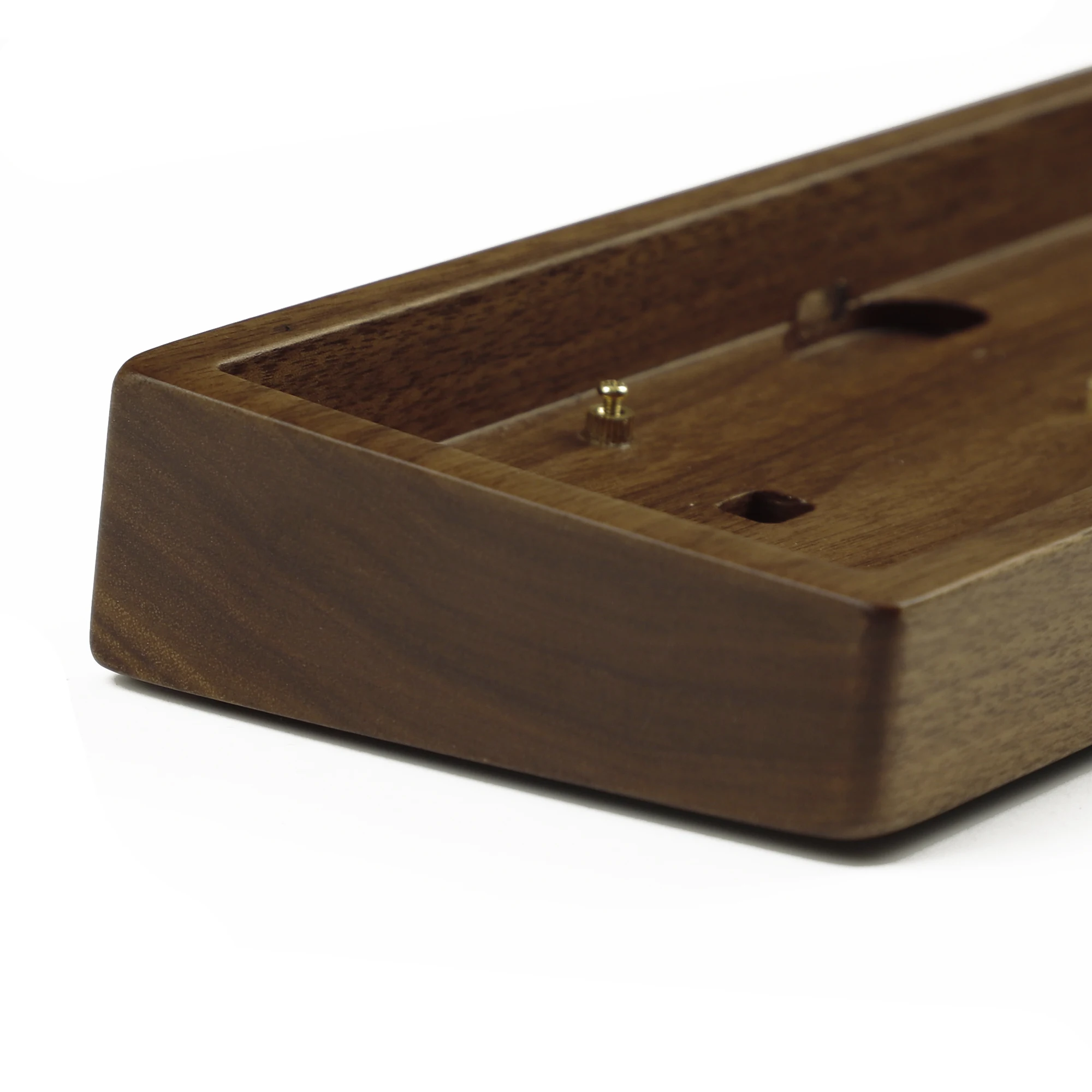 Funda de madera de nogal Air40 RGB Hot swap Cute 40 Teclado mecánico ensamblado QMK VIA tipo C PCB placa CNC - imagen 3