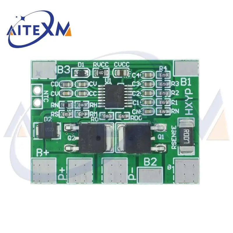 BMS 4S 3,2 V/3,7 V 8A LiFePO4/placa de protección de carga de batería de iones de litio 12,8 V 14,4 V 18650 32650 paquetes de baterías PCB 20A límite de corriente
