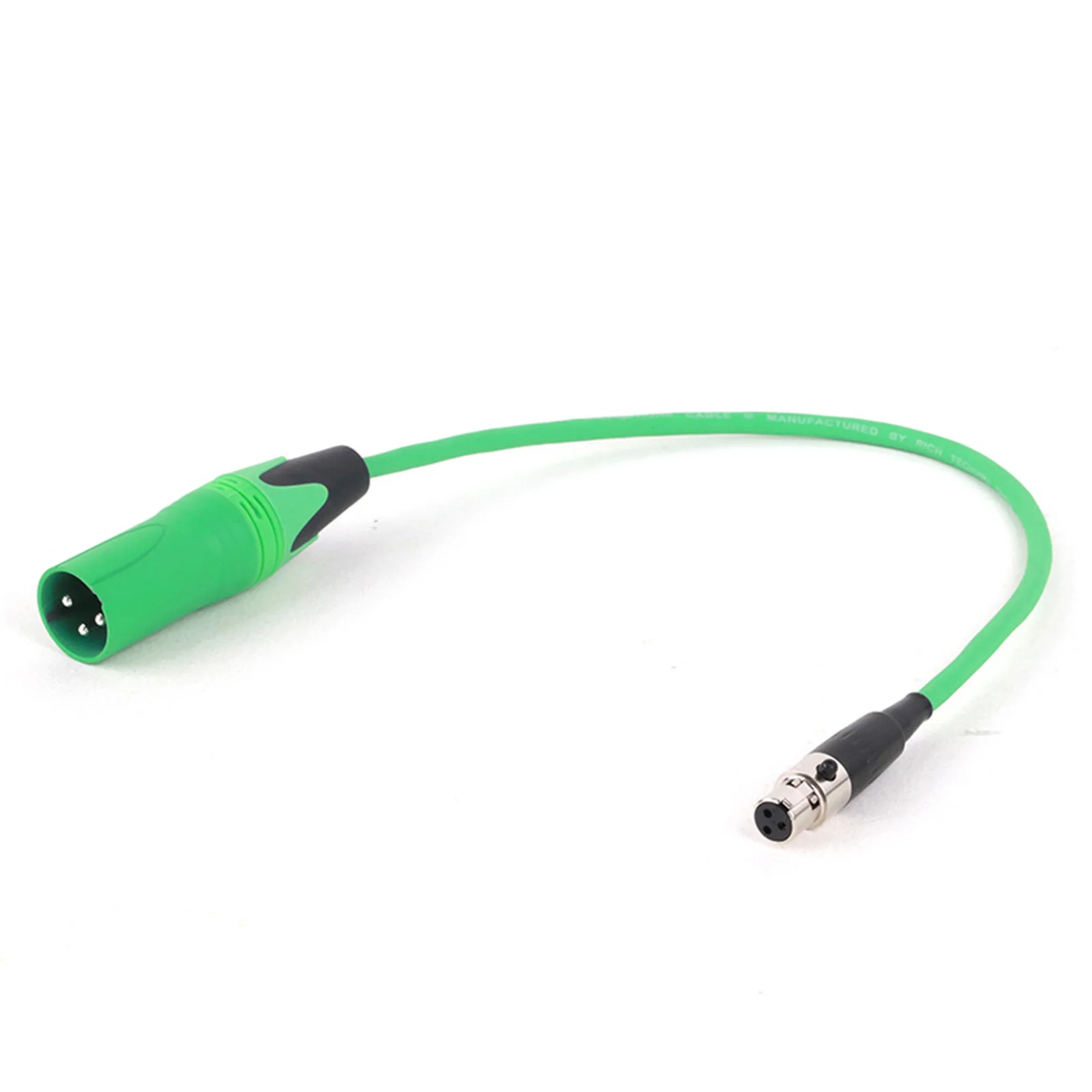 0,3 M-15 M múltiples colores MINI XLR hembra/macho enchufe Cable adaptador de 3 pines XLR macho a Mini Cable de Audio hembra para BMPCC 4K - imagen 3