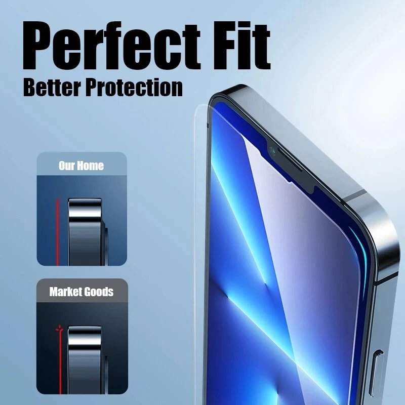 Vidrio Templado iPhone 14 Pro / Pro Max – Protección Pantalla 9H Resistente - imagen 2