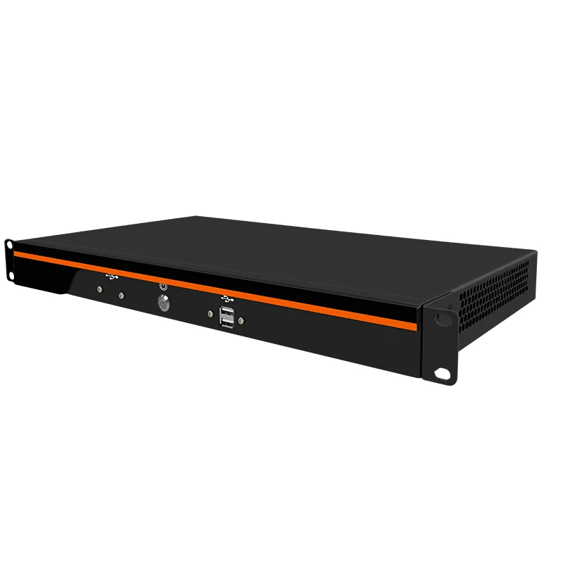 BKHD R9 19 pulgadas 1U servidor Firewall N100 i3 N305 N5105 4*2,5G DDR5 RS232 DP HD M.2 SATA PC Industrial enrutador suave VPN Pfsense - imagen 4