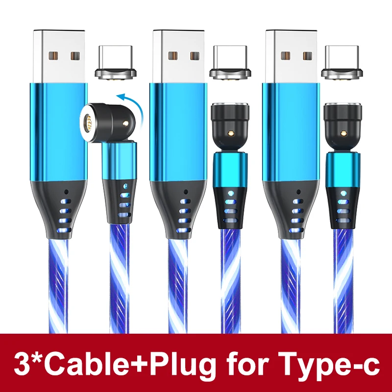3pcs Blue for Type C