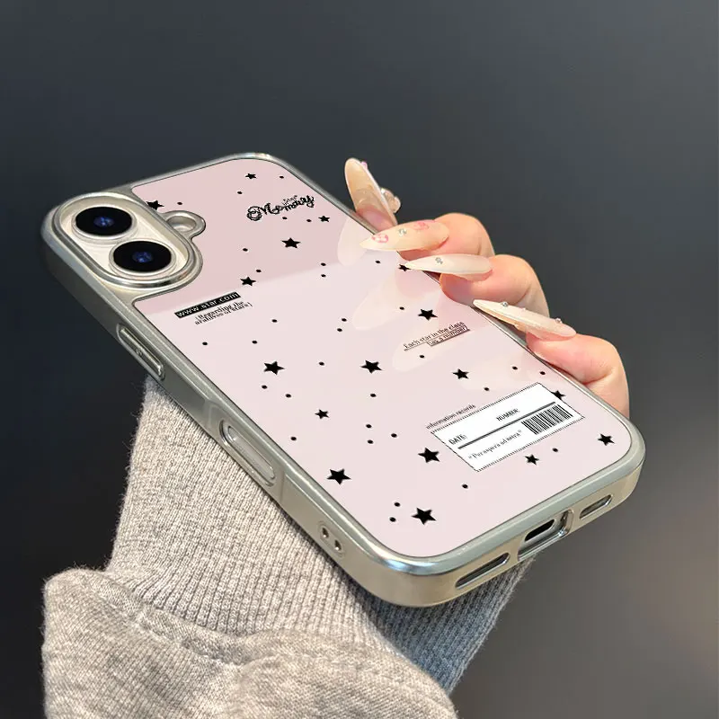 Funda de teléfono PINK STAR para iPhone11/12/13/14/15/16/17 Pro Max AIR PLUS, funda de teléfono epoxi TPU anticaída - imagen 3
