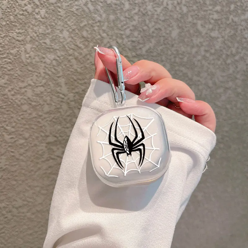 Para Samsung Galaxy Buds 2 Pro funda para Buds Pro Live FE funda suave transparente con patrón de araña fundas Galaxy Buds2 Buds live - imagen 5