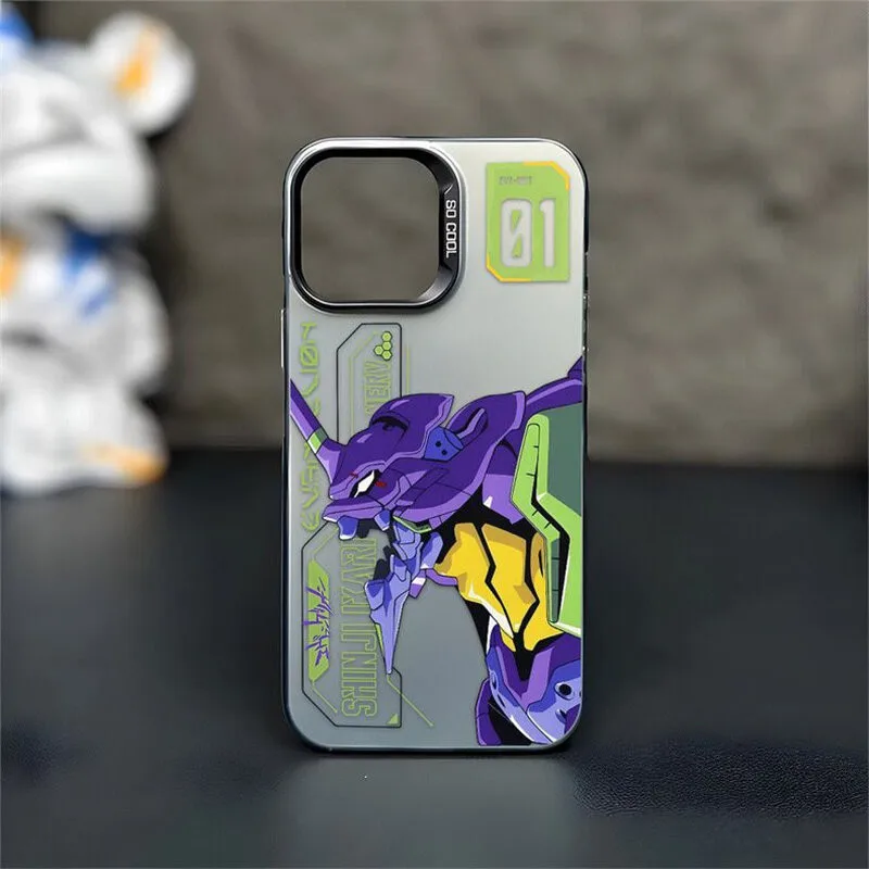 Funda Ikari Shinji Fighter EVA-01 para Xiaomi POCO X7 F7 Pro X6 F6 M6 F4 X5 F3 GT X3 NFC Mi 14T Pro 13 11 Lite 5G NE 12 14 13T 12T - imagen 4