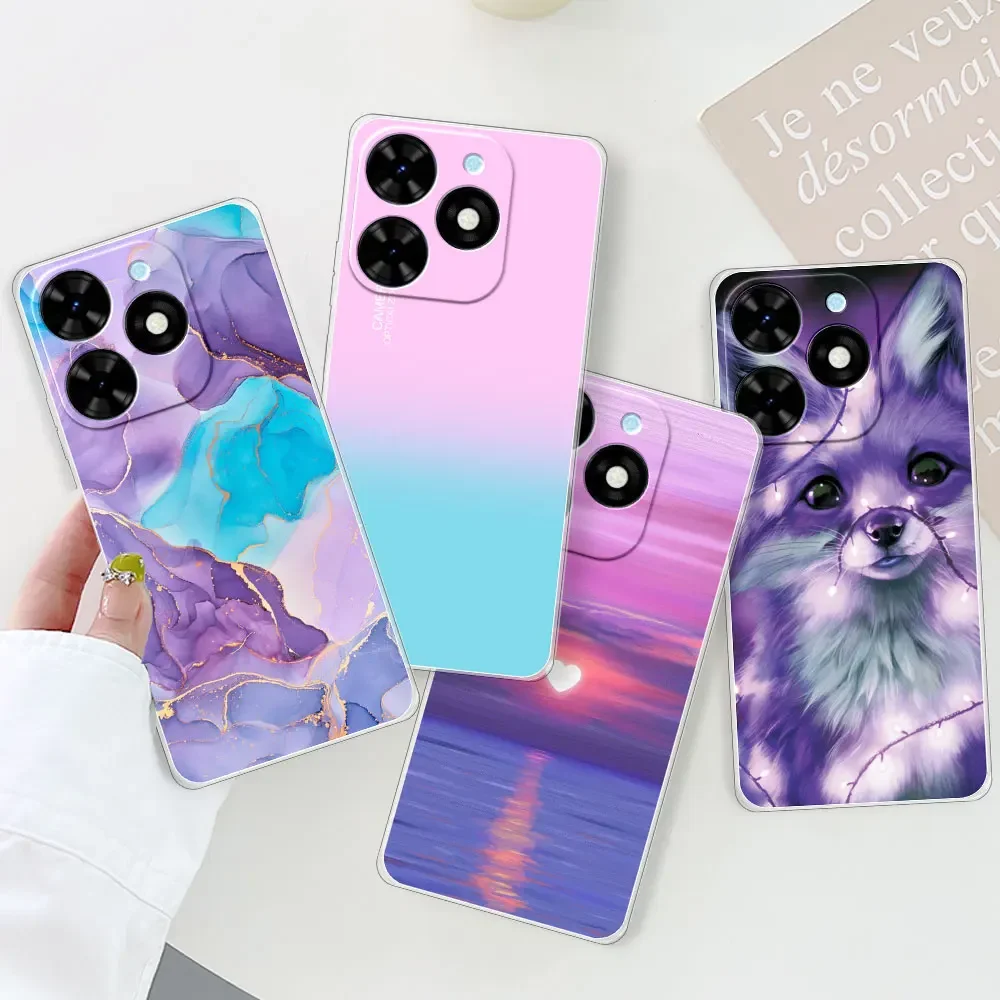 Funda de silicona suave para Tecno Spark Go 2024, carcasa transparente para teléfono, 2023, 2022 - imagen 3