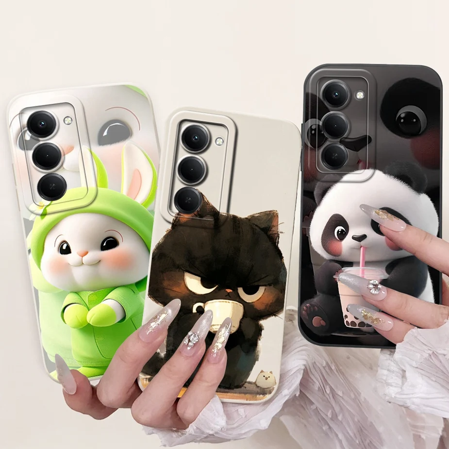 Para Xiaomi Redmi 15 5G funda única de dibujos animados Fasion caramelo pintado cubierta suave TPU Fundas de teléfono para Xiaomi Redmi 15 Redmi15 4G Fundas - imagen 2