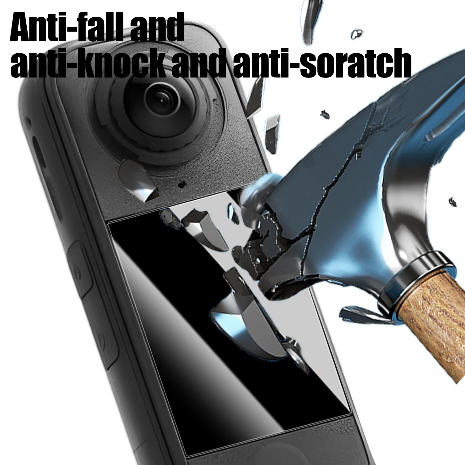 Protector de pantalla de vidrio templado para cámara Insta360 X4, películas protectoras de pantalla de vidrio para accesorios Insta360 X4 Air, 1-5 uds. - imagen 5