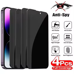 Protector de pantalla privacidad iPhone X, XR, XS y 11-15