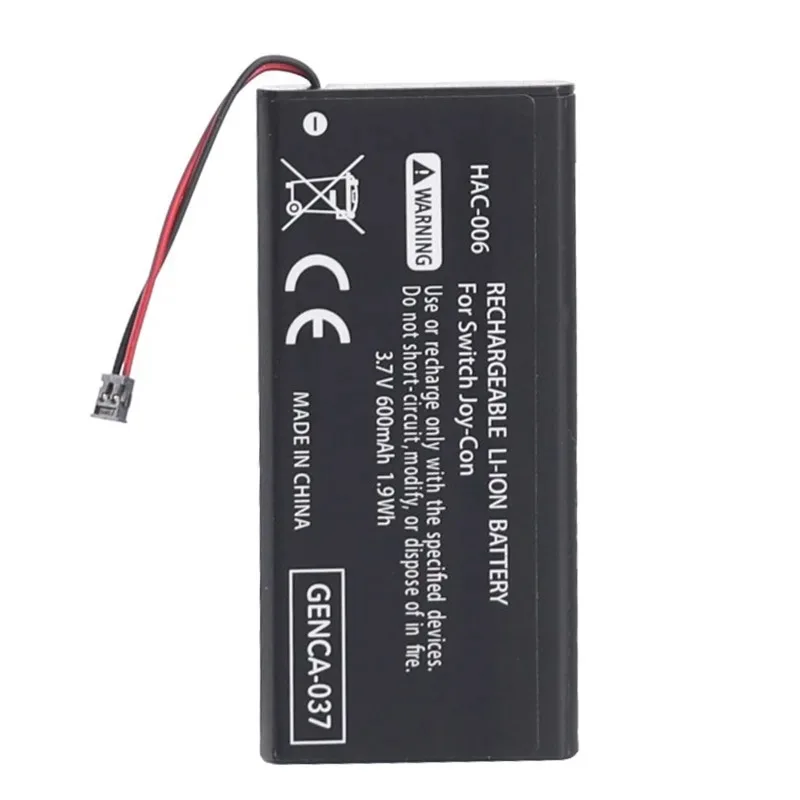 HAC-006 3,7 V 600mAh batería recargable para Switch NS Joy-con Gamepad controlador de juego batería de litio de repuesto - imagen 3