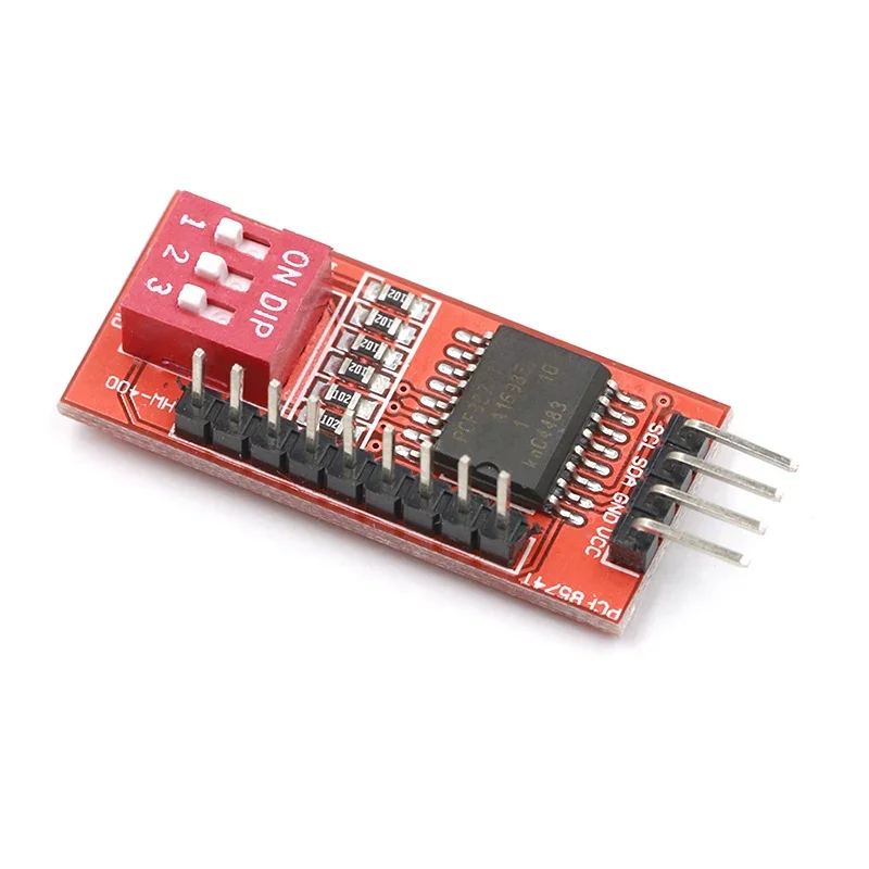 Soporte de interfaz de Puerto I2C, módulo extendido en cascada, PCF8574, PCF8574T, i/o, 10 unidades por lote