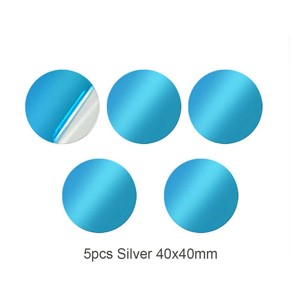 Placa de Metal magnética para coche, soporte magnético para teléfono móvil, placa de Metal, disco, hoja de hierro