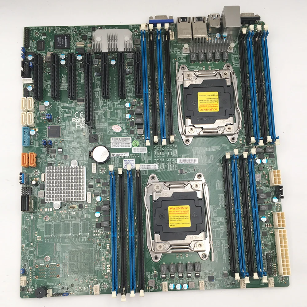 X10DRH-iT para placa base de servidor Supermicro E5-2600 V4/V3 familia puerto dual 10GBase-T SATA3 (6Gbps) IPMI 2,0 LGA2011 DDR4 - imagen 4