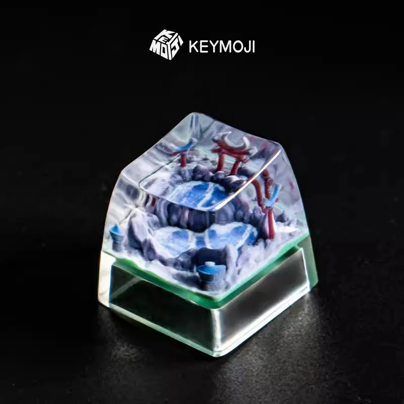Keymoji-Tapa de tecla de resina WOW, actualización Zigguraut Moonwell Farm Orgrimmar, impresión 3D para teclado mecánico MX Switch, 1 pieza - imagen 3