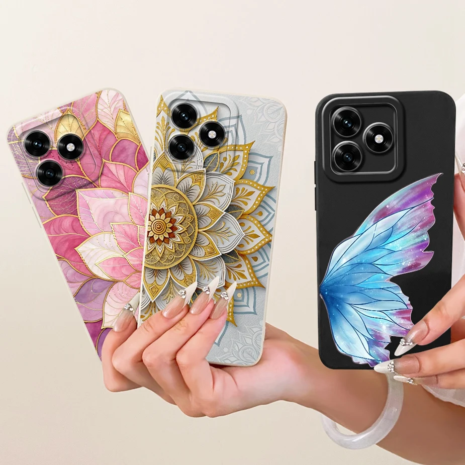 Para Honor X5C Plus funda NLA-LX1 nueva funda pintada de lujo de caramelo funda de teléfono suave de TPU para Honor X5C Plus HonorX5C funda trasera Fundas - imagen 3