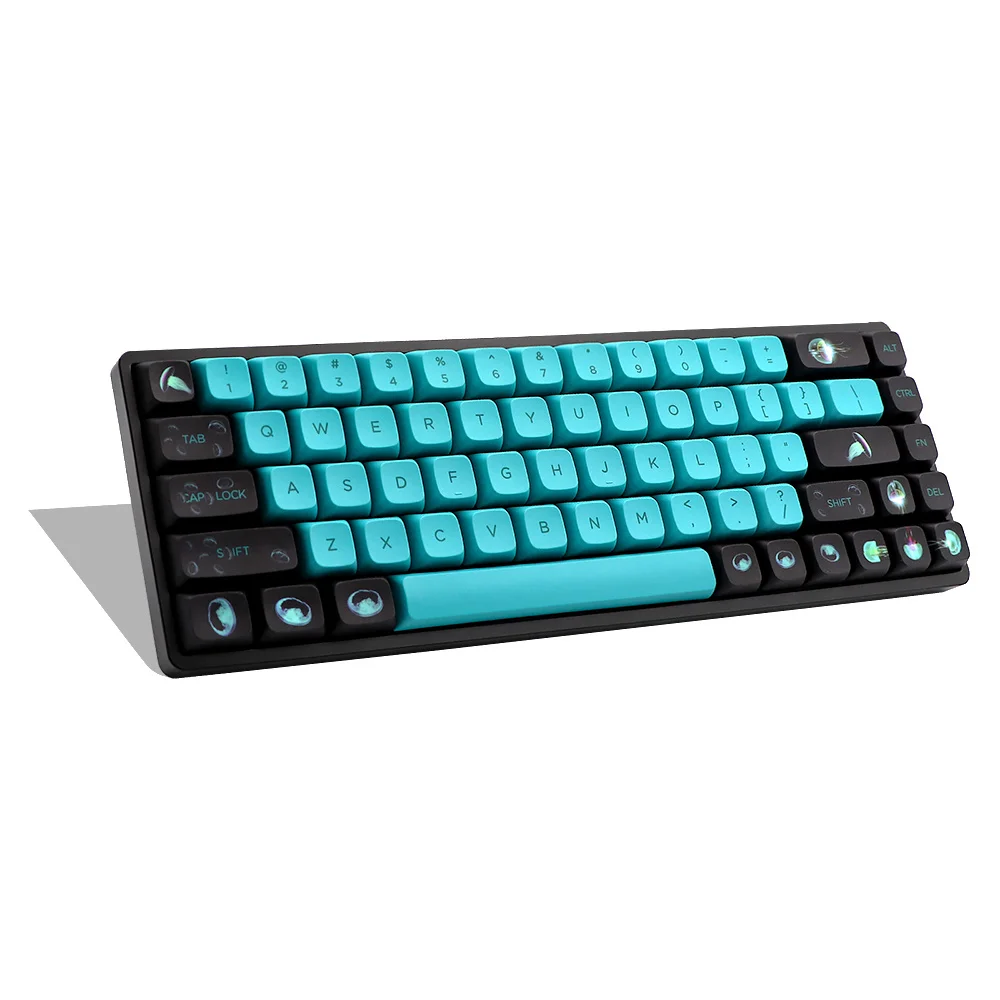 Teclas PBT de 141 teclas, DYE-SUB, perfil XDA, retroiluminación de medusas personalizada, teclas para teclado mecánico gk61 64 NJ68 SP84 rx980 - imagen 3