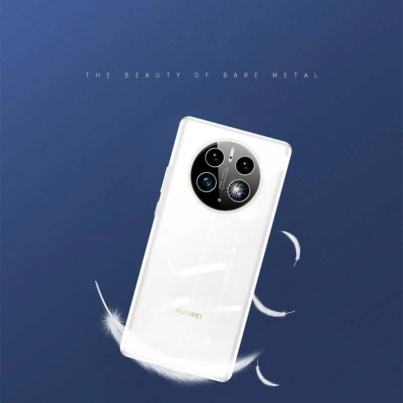 Funda de teléfono transparente para Huawei Mate 50 Pro 50E RS Mate50 50pro, funda protectora de lente Original de lujo fina de silicona transparente suave - imagen 5