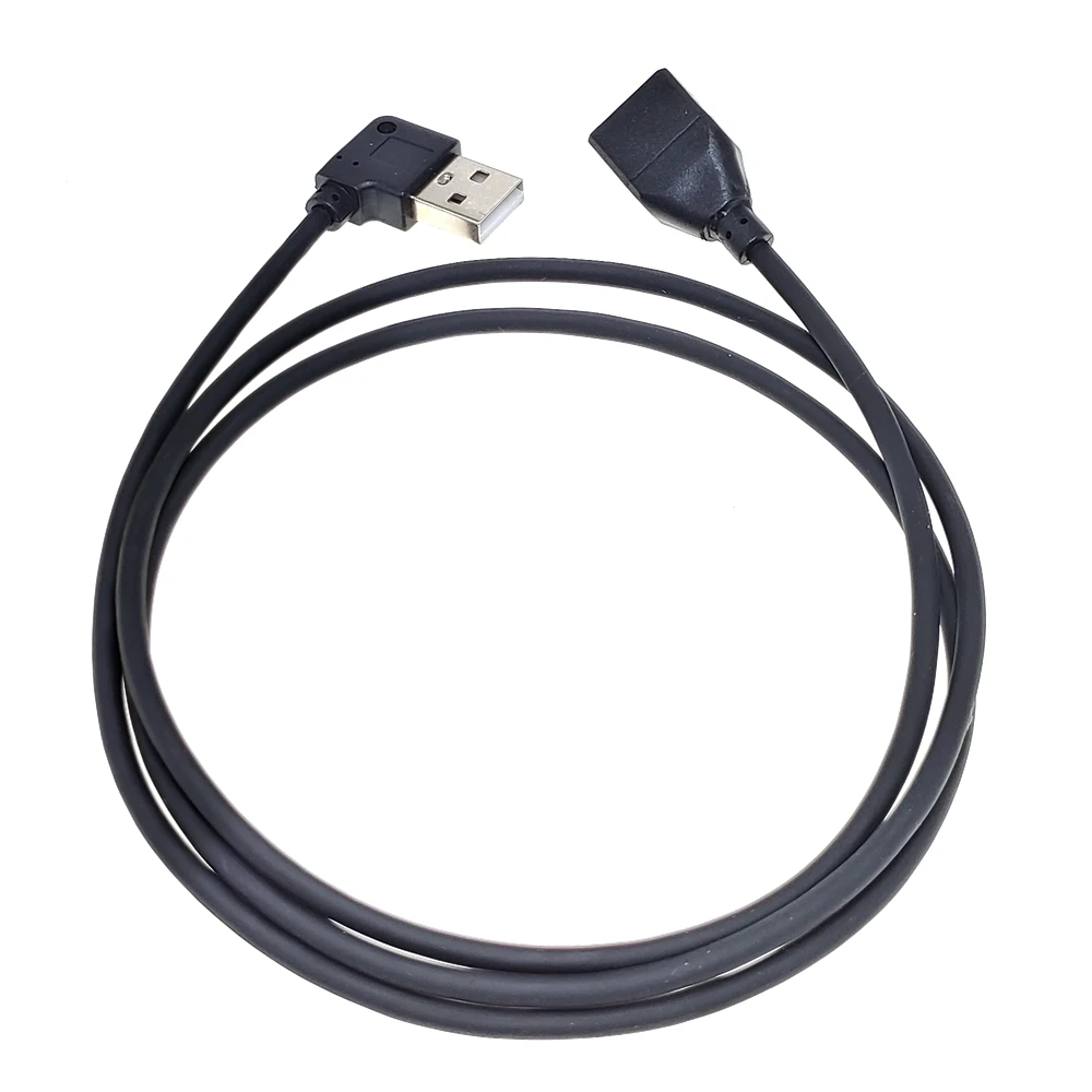 USB 2,0 macho a hembra 90 Cable adaptador de extensión en ángulo USB 2,0 Cable adaptador derecho/izquierdo/abajo/arriba gran oferta de alta calidad - imagen 2