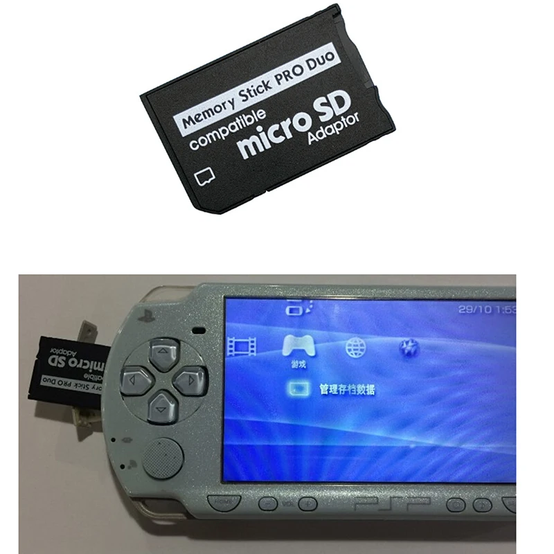Para PSP Series Micro SD SDHC TF a Memory Stick MS Pro Duo PSP Adaptador - imagen 3