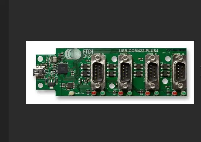 USB-COM422-PLUS4 FTDI USB HS a RS422 Conjunto Conv 4 DB9 Po