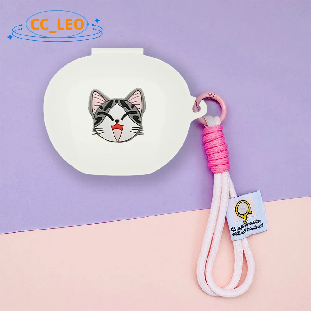 Para EDIFIER NeoBuds Pro3 funda de dibujos animados tiburón lindo cordón funda suave de silicona adecuada para EDIFIER NeoBuds Pro3 funda protectora - imagen 5