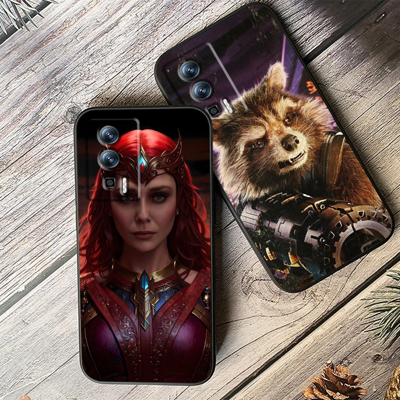 Marvel Avengers Heroes Passion For Xiaomi Redmi 9A 9C 9AT 10C 9 9T 10 12C 13C A3 12 K60 A1 K50 K40 5G Black Soft Phone Case - imagen 2