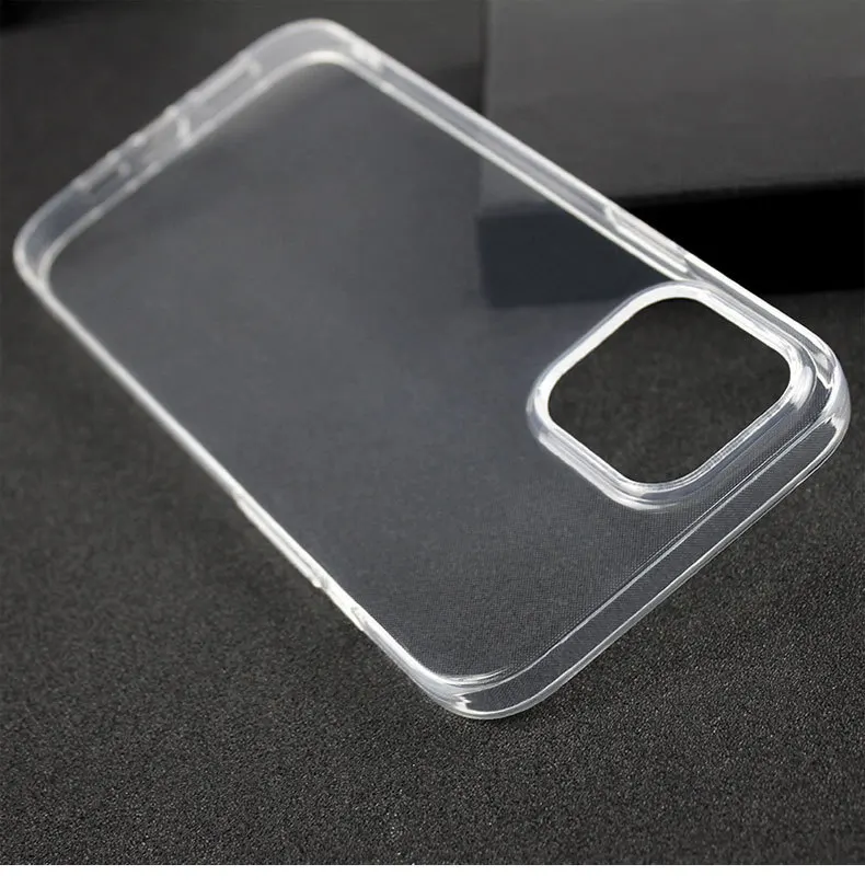 Funda transparente para iPhone 13Pro 13 Pro Max, funda suave de silicona ajustada para iPhone 11 12 13 mini 14 Pro Max, fundas blandas de TPU - imagen 4
