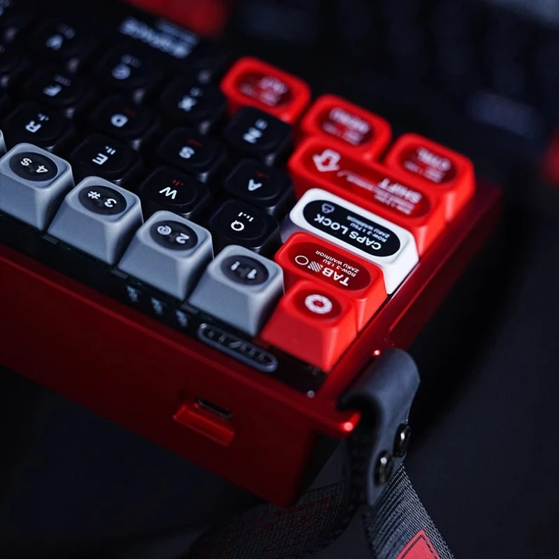 MiFuny Anime ZAKU Keycaps 147 teclas mate pudín transparente MX perfil Keycap PC + ABS teclas para teclado mecánico juego regalo - imagen 2