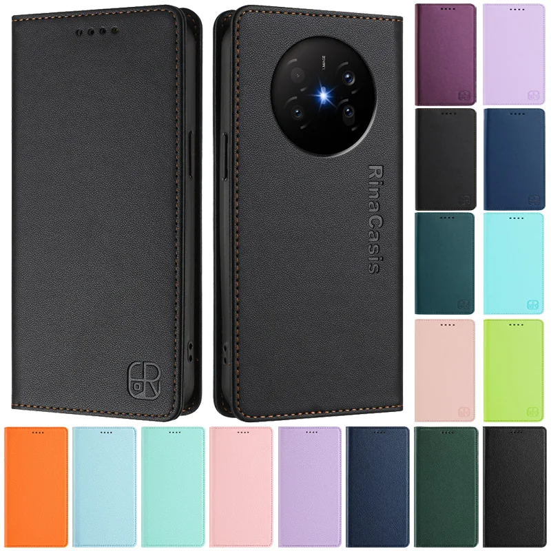 Para Huawei Mate 70 Air Wallet Funda con ranuras para tarjetas para Huawei Mate 70 Air Cover Mate70Air SUP-AL90 Funda magnética con tapa Funda Coque - imagen 2