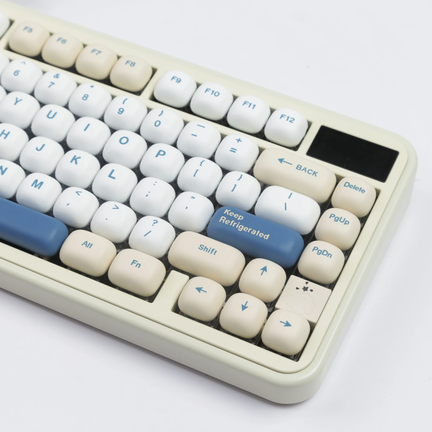MOG-teclas Pbt Dye-Sub, juego grande de teclas, leche de soja GMK para teclado mecánico 7u Alice, diseño dividido, Wooting Hi75 personalizado - imagen 3
