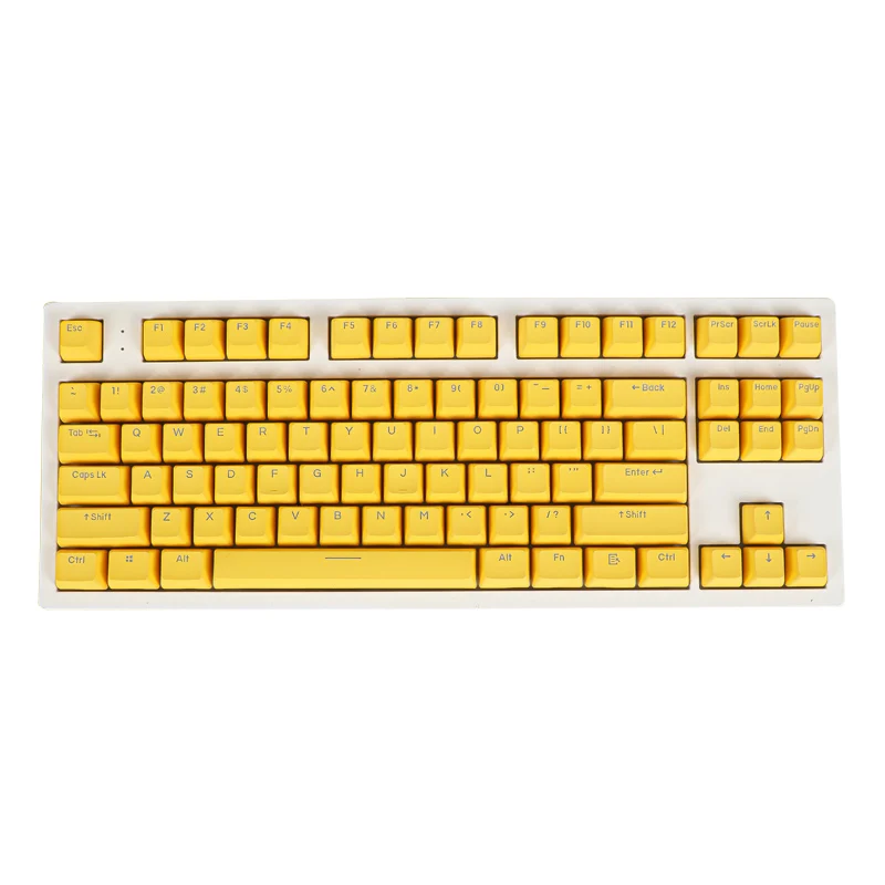 Teclas de 134 teclas para teclado mecánico, altura RSA, PBT, doble disparo, retroiluminación MAC, brillo a través de AULA F75 Ajazz AK820 Pro GK61