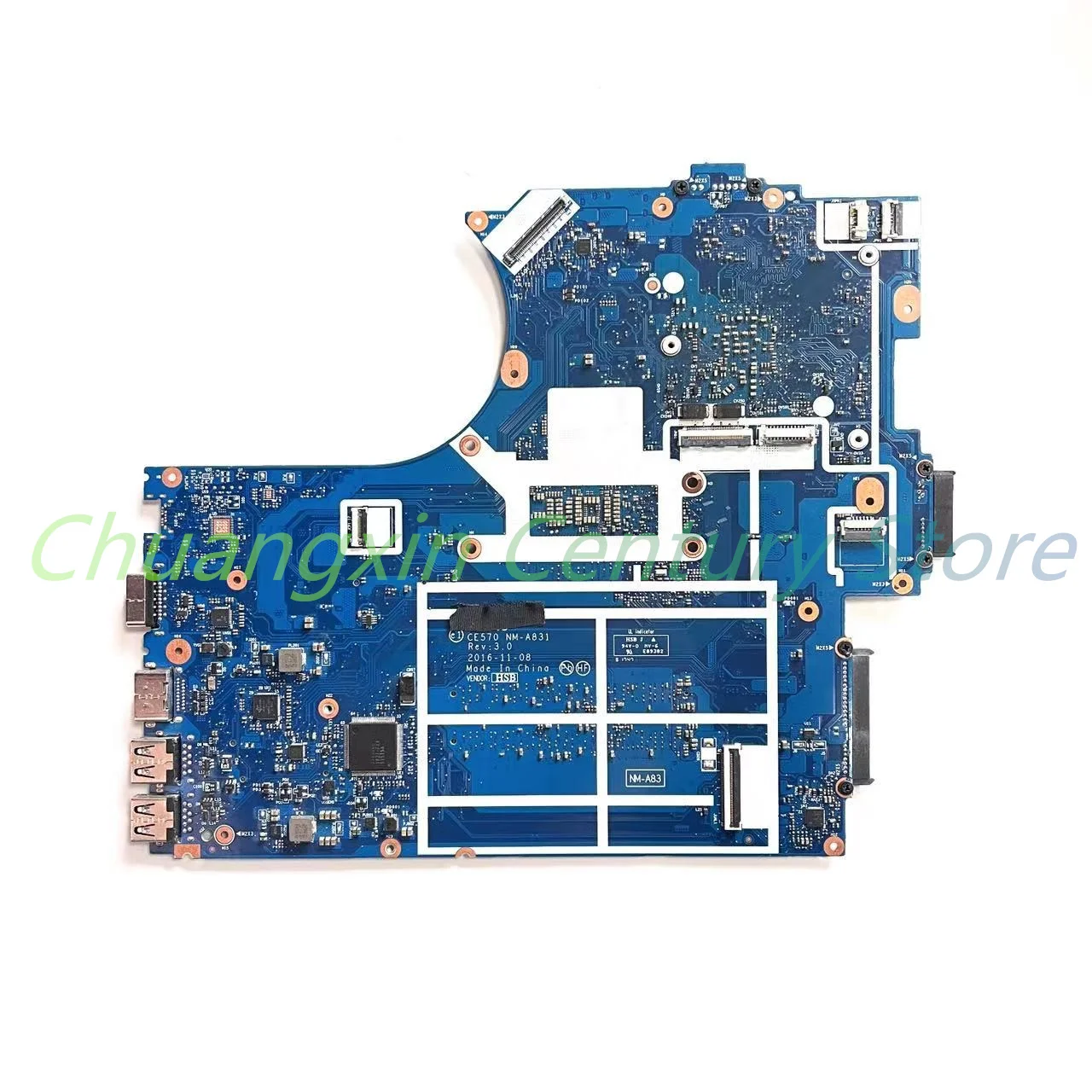 Para Lenovo Thinkpsd E570 placa base para ordenador portátil NM-A831 con CPU I5-7200U I7-7500U + GPU 100% probado completamente en funcionamiento - imagen 2