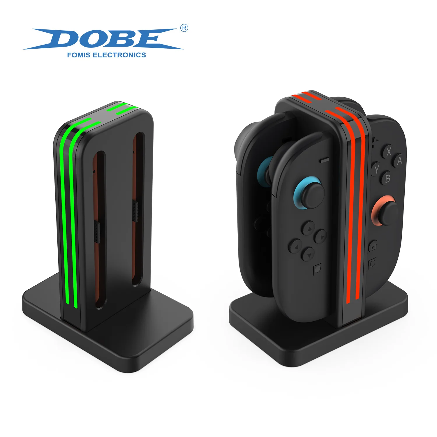 Base de carga magnética DOBE TNS-3171 para Switch 2 con indicadores LED y zumbador, carga 4 controladores simultáneamente - imagen 3