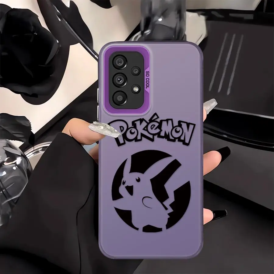Funda para Samsung Galaxy A13 A14 A36 A35 A15 A16 A26 A31 A17 A20s A24 A25 A21s A23 A32 A34 A11 A12 funda trasera para teléfono Poke-monS - imagen 3