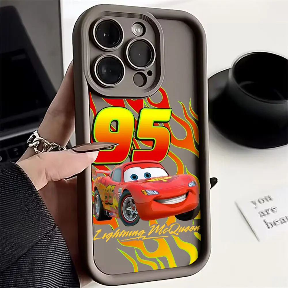 Funda de teléfono Cars Lightning McQueen 95 para Xiaomi Mi 14T 14 11 Lite 12T POCO M6 F4 F5 X3 X4 X5 GT 5G, funda trasera suave de TPU - imagen 4