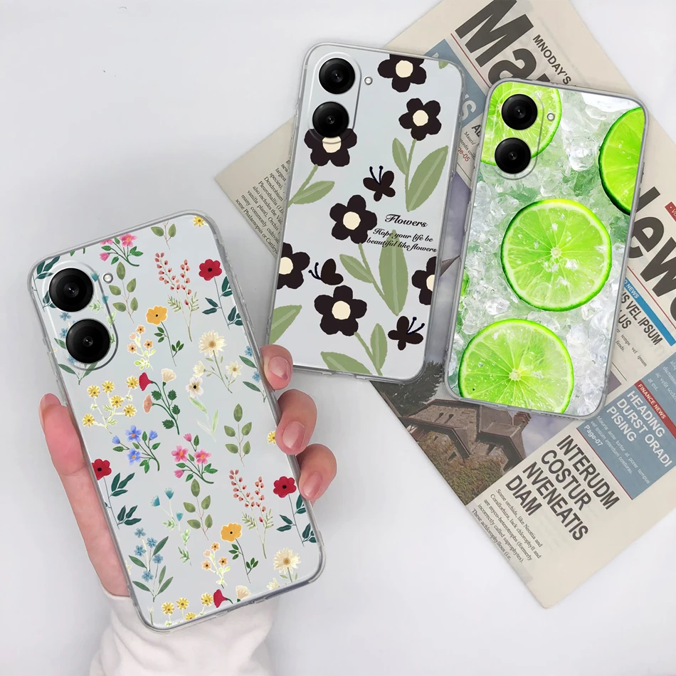 Para Xiaomi Poco C71 funda de teléfono Simple moda transparente suave silicona ligera contraportada anticaída TPU carcasa de teléfono - imagen 5