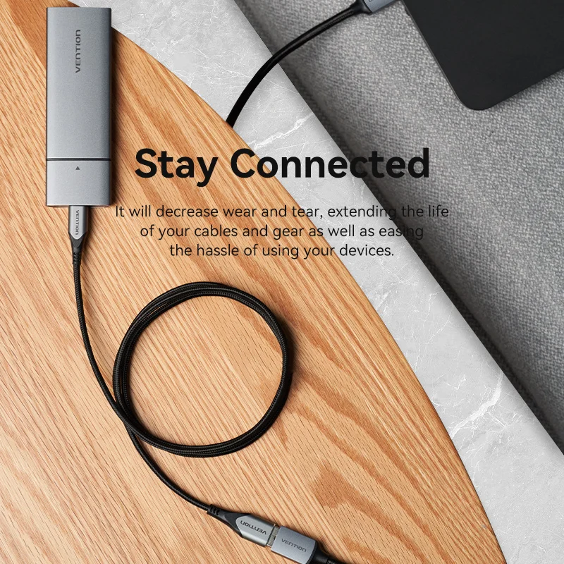 Vention Cable Extensión USB 3.0 Macho Hembra PS4 Xbox Smart TV PC - imagen 5